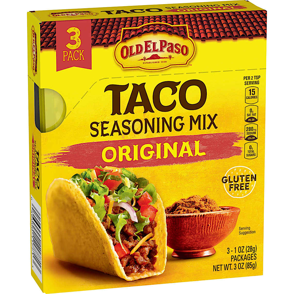 Old El Paso Original Taco Seasoning Mix 3 Pack Old El Paso